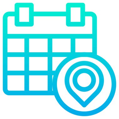 Takvim. Web simgesi basit illüstrasyon