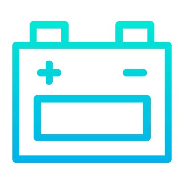 Pil. Web simgesi basit illüstrasyon