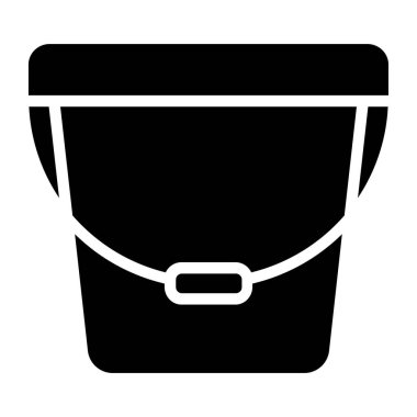 Kova. Web simgesi basit illüstrasyon