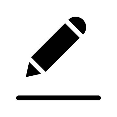 kalem simgesi vektör illüstrasyonu