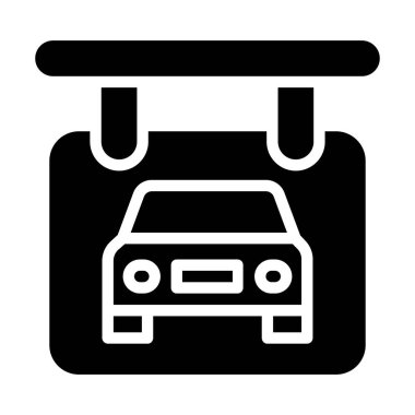 Araba dükkanı. Web simgesi