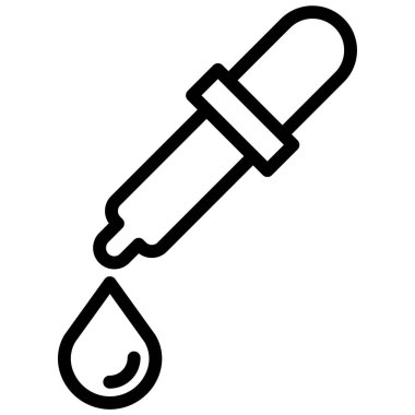 Dropper modern simgesinin vektör illüstrasyonu