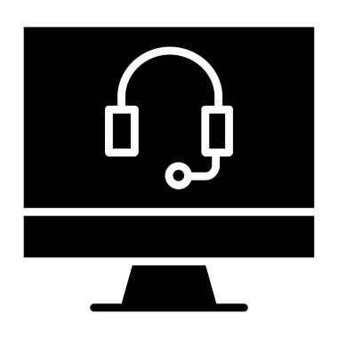 Basit simge, vektör illüstrasyonunu destekle