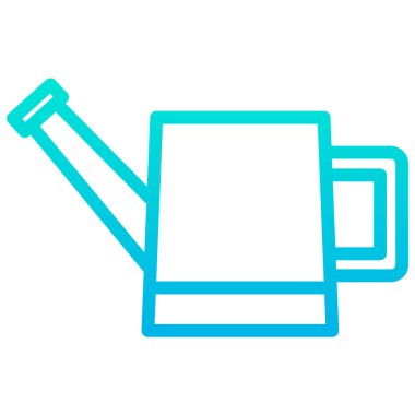 Basit sulama kutusu simgesi, vektör illüstrasyonu