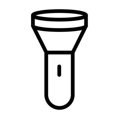 Meşale Web simgesi vektör illüstrasyonu