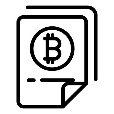 belge ikon vektör illüstrasyonu