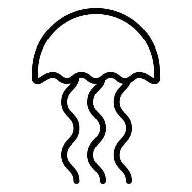 balığı web simgesi, vektör çizim 