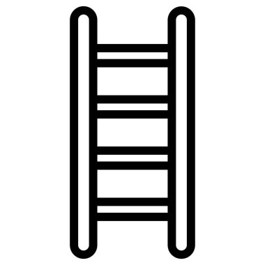 merdiven ağ ikonu vektör illüstrasyonu