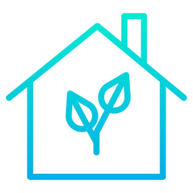 basit ev simgesini, vektör çizim