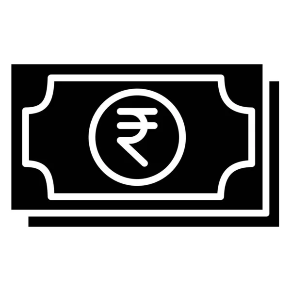 Geld Web Icoon Eenvoudige Illustratie — Stockvector