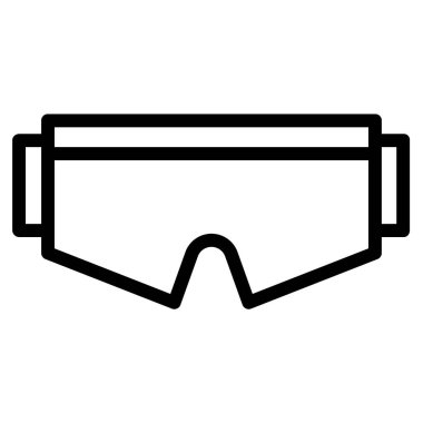 Gözlük. Web simgesi basit illüstrasyon