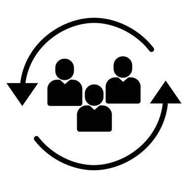 Basit kullanıcı arayüzü simgesi, vektör illüstrasyonu