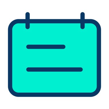 Takvim. Web simgesi basit illüstrasyon