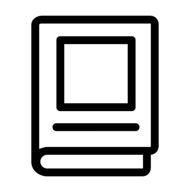 Dergi web simgesi basit vektör illüstrasyonu