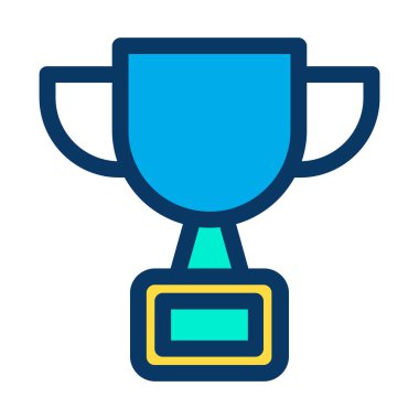 kupa ikonu vektör illüstrasyonu