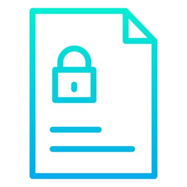 belge ikon vektör illüstrasyonu