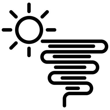 Güneş. Web simgesi basit tasarım