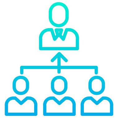 yönetici web simgesi basit illüstrasyon