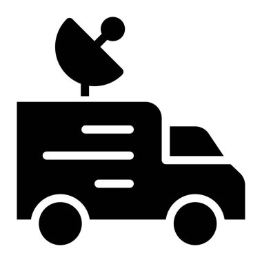 Teslimat. Web simgesi basit illüstrasyon