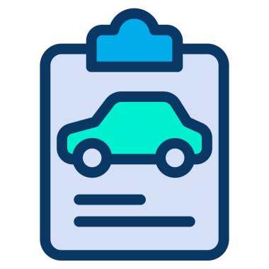 - Araba. Web simgesi basit illüstrasyon