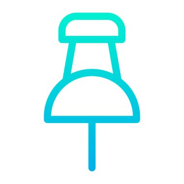 Minimalist vektör simgesi beyaza izole edildi