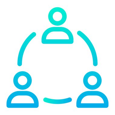 Basit UI profili simgesi, vektör illüstrasyonu