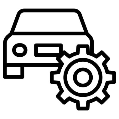 Araba tamiri. Basit tasarım