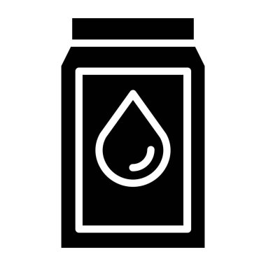 süt ağı simgesi basit illüstrasyon