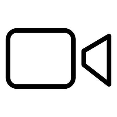 basit video kutsal kişilerin resmi, vektör çizim