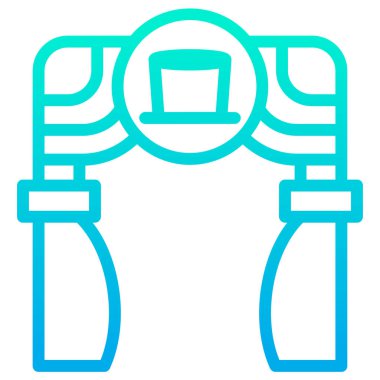 Bilim ve eğitim çizgisi vektör simgesi.