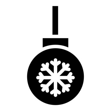 Kar tanesi vektör illüstrasyonlu Noel balosu