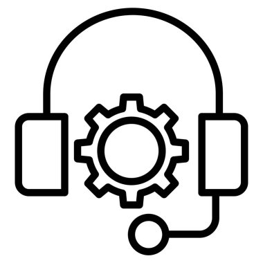 Basit simge, vektör illüstrasyonunu destekle