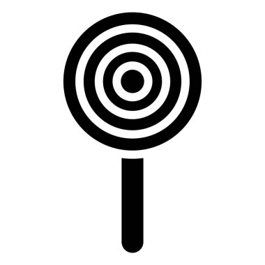Lolipop Web simgesi basit vektör illüstrasyonu