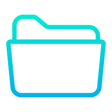 Dosya. Web simgesi basit illüstrasyon 