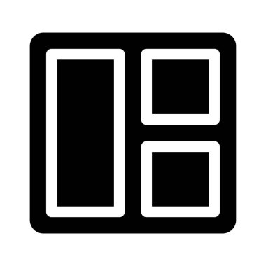 Pencere. Web simgesi basit illüstrasyon