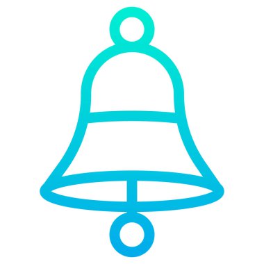 Bilgilendirme zili. Web simgesi basit illüstrasyon