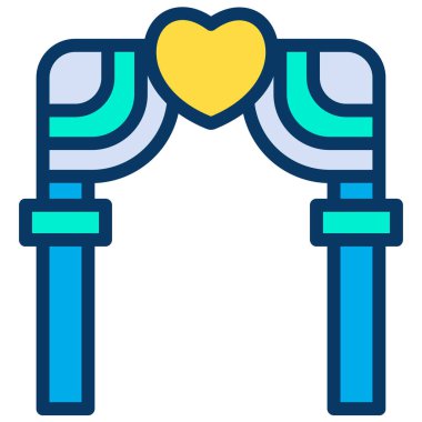 Doğum günü. Web simgesi vektör illüstrasyonu