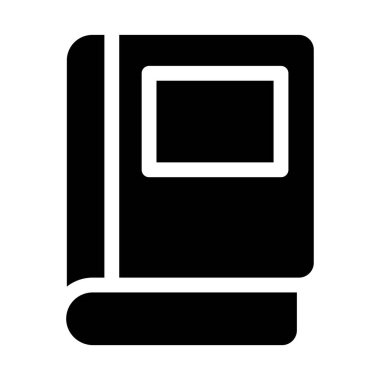 Kitap. Web simgesi basit illüstrasyon