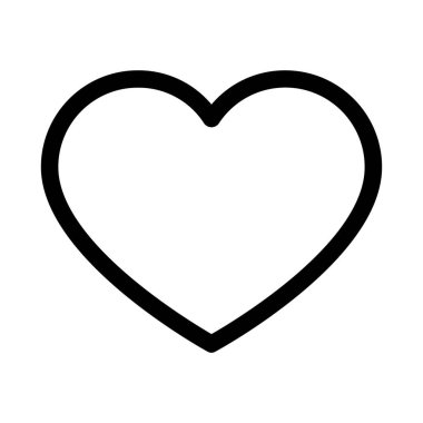 Aşk sanatı, kalp vektörü düz simgesi