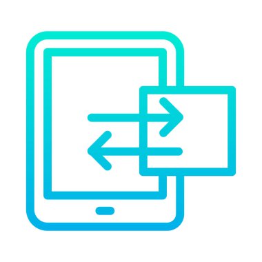 Beyaz üzerinde izole edilmiş simge, minimal vektör simgesi paylaş