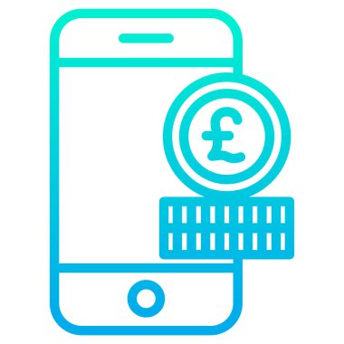 Beyaz üzerinde izole edilmiş pound minimalist vektör simgesi 