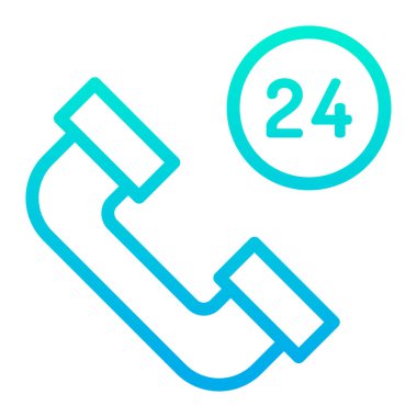 çağrı merkezi simgesi, vektör illüstrasyonu