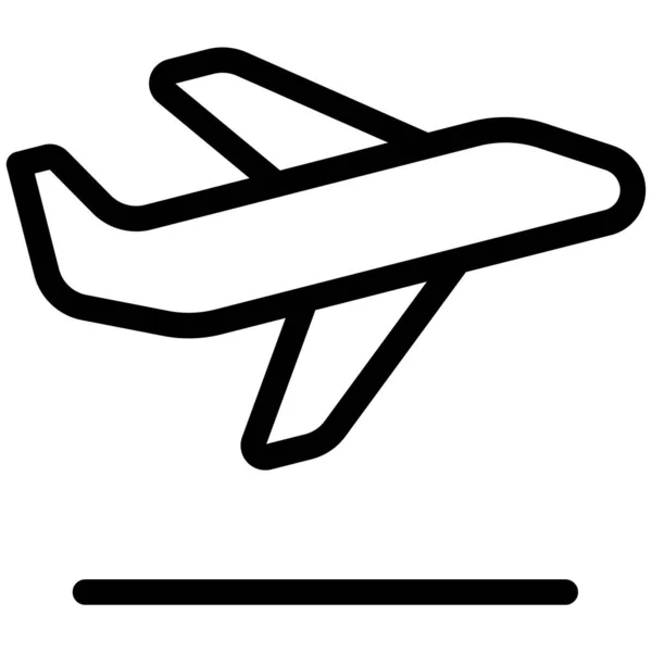 Egyszerű Repülési Ikon Vektor Illusztráció — Stock Vector