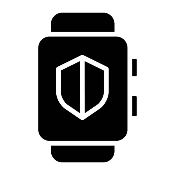 Ícone Smartwatch Simples Ilustração Vetorial —  Vetores de Stock