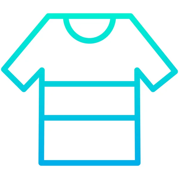 Shirt Simple Vector Icon White Background — Stock Vector