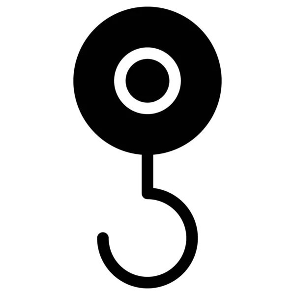 Haken Web Symbol Einfache Vektor Illustration — Stockvektor