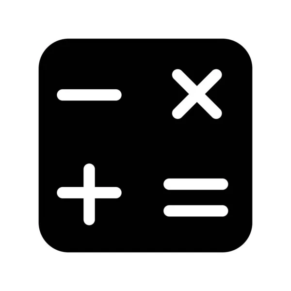 Математична Веб Іконка Проста Векторна Ілюстрація — стоковий вектор