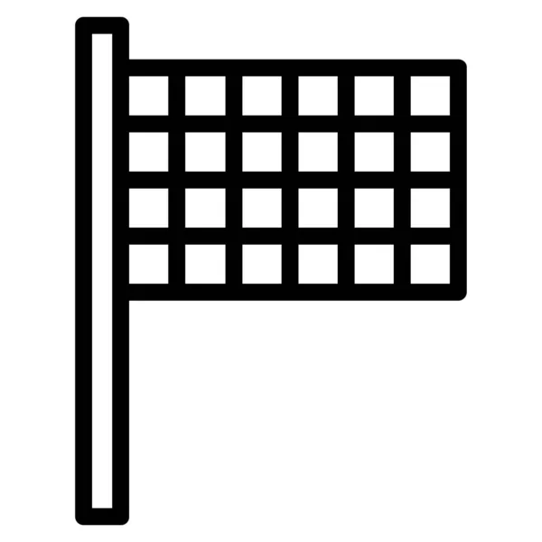 Vlaggenpictogram Vectorillustratie — Stockvector