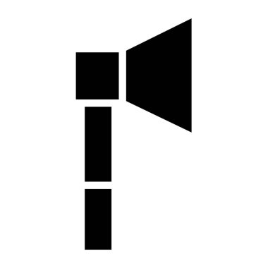 Axe vektör illüstrasyonu, simge ögesi arkaplanı