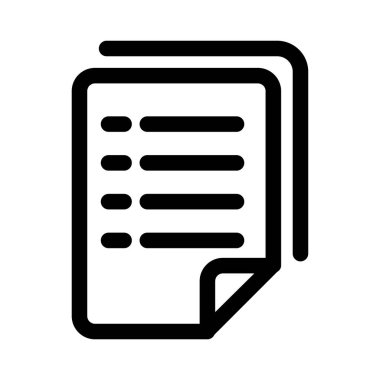 belge ikon vektör illüstrasyonu